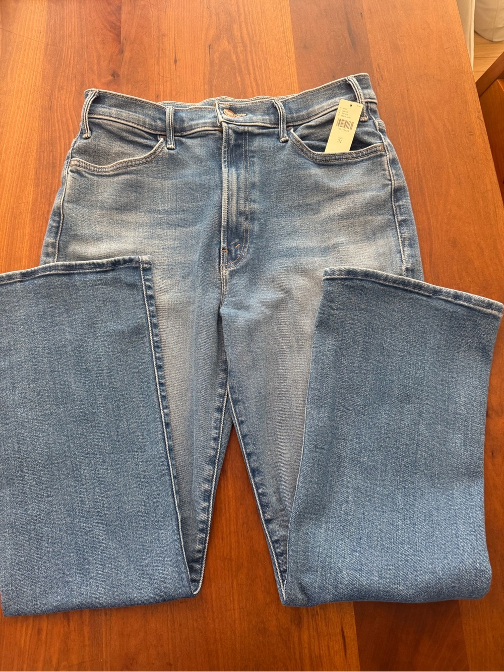 MOTHER The Hustler Ankle in read between the lines wash Size 31 NWT